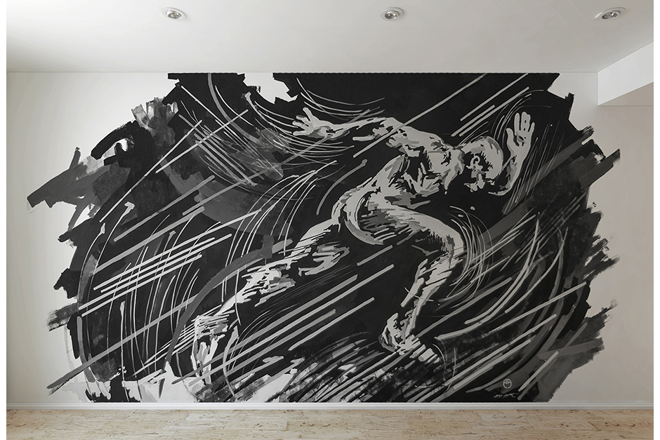 sketches-drawings-murals-tulip-inn-fitness-sport-runnner-fine-art-presentation-wall-acrylic-painting-